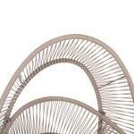 ΠΟΛΥΘΡΟΝΑ-ΦΩΛΙΑ RULER HM6506.02 ΜΟΚΑ ΜΕΤΑΛΛΟ-P.E.RATTAN--ΓΚΡΙ ΜΑΞΙΛΑΡΙΑ 90x85x154Υεκ - Image 7