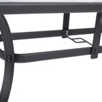 ΣΕΤ ΤΡΑΠΕΖΑΡΙΑΣ 5ΤΜΧ BECK HM10729.01 ΚΑΡΕΚΛΕΣ ΜΕΤΑΛΛΙΚΕΣ & ΤΡΑΠΕΖΙ 140x80εκ ΓΚΡΙ - Image 5