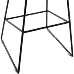 ΣΚΑΜΠΟ ΜΕΤΑΛΛΙΚΟ NAILA HM8450.02 ΜΕ ΚΑΘΙΣΜΑ PP ΜΑΥΡΟ 47x47x83 εκ. - Image 9