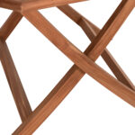 ΤΡΑΠΕΖΙ ΠΟΛΥΓΩΝΟ ΠΤΥΣΣΟΜΕΝΟ KARLIN HM6618 ΞΥΛΟ TEAK ΣΕ ΦΥΣΙΚΟ ΧΡΩΜΑ 120x120x75Yεκ. - Image 7