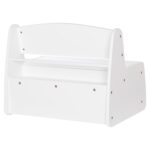ΠΑΓΚΑΚΙ ΠΑΙΔΙΚΟ ΜΕ ΑΠΟΘ.ΧΩΡΟ RICKI HM18342.03 MDF & ΚΟΝΤΡΑΠΛΑΚΕ ΛΕΥΚΟ 63x43x47Υεκ - Image 5