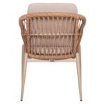 ΠΟΛΥΘΡΟΝΑ ΑΛΟΥΜΙΝΙΟΥ GALDIN HM6272.03 ΚΑΠΟΥΤΣΙΝΟ-P.E.RATTAN-ΜΠΕΖ ΥΦΑΣΜΑ 65x60x76Υεκ - Image 6