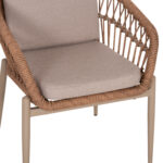ΠΟΛΥΘΡΟΝΑ ΑΛΟΥΜΙΝΙΟΥ GALDIN HM6272.03 ΚΑΠΟΥΤΣΙΝΟ-P.E.RATTAN-ΜΠΕΖ ΥΦΑΣΜΑ 65x60x76Υεκ - Image 8
