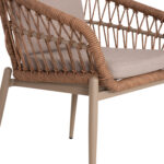 ΠΟΛΥΘΡΟΝΑ ΑΛΟΥΜΙΝΙΟΥ GALDIN HM6272.03 ΚΑΠΟΥΤΣΙΝΟ-P.E.RATTAN-ΜΠΕΖ ΥΦΑΣΜΑ 65x60x76Υεκ - Image 9