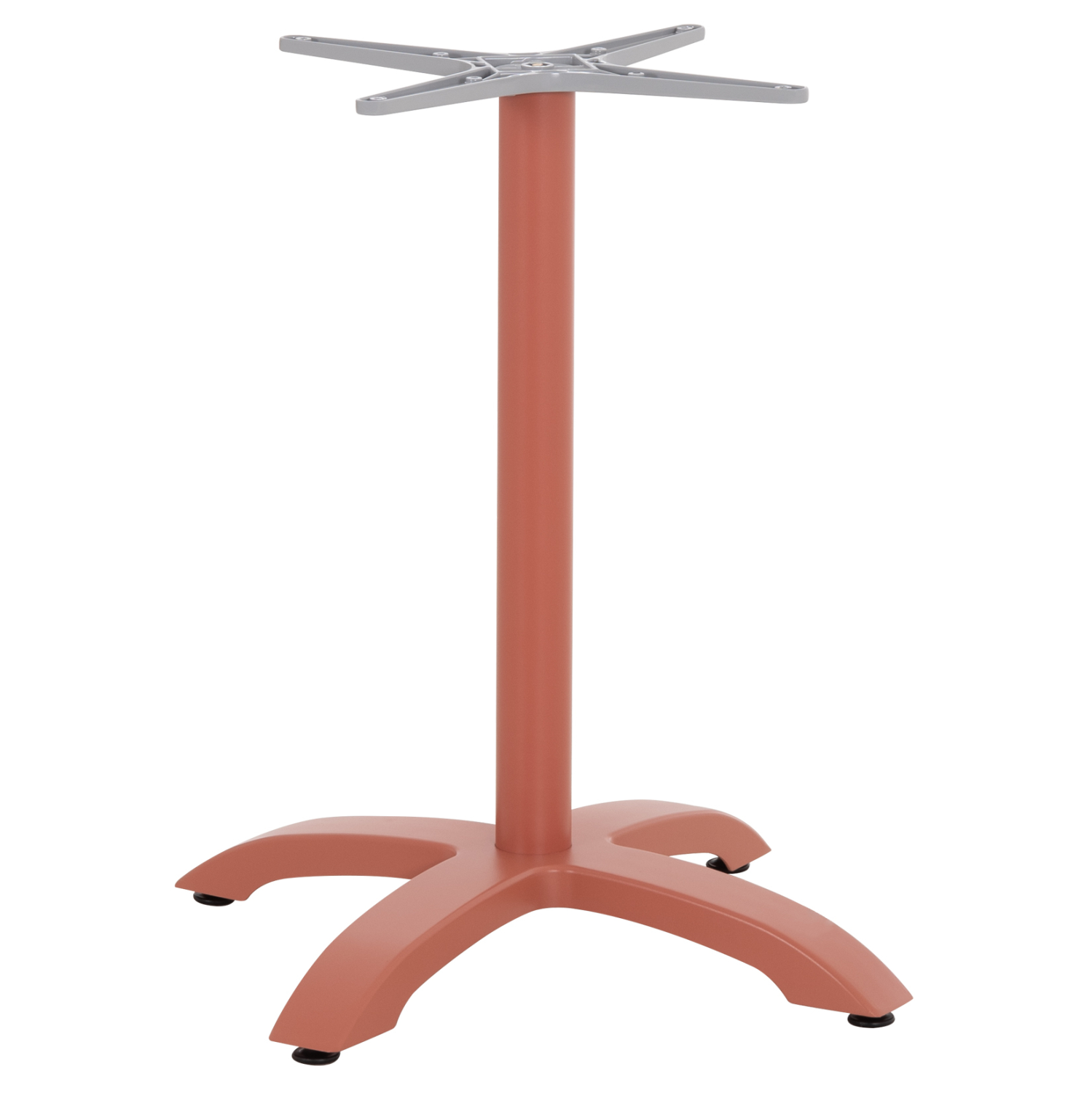 basi-aloyminioy-fb946027-terakota-66x66x-2 ΒΑΣΗ ΑΛΟΥΜΙΝΙΟΥ HM460.27 ΤΕΡΑΚΟΤΑ 66x66x72Υεκ. ΜΕ ΣΤΑΥΡΟ 48Χ48εκ. - Image 1