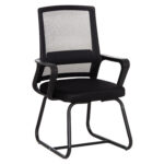 ΚΑΡΕΚΛΑ ΕΠΙΣΚΕΠΤΗ CASTER HM1228.01 PP--MESH--ΜΕΤΑΛΛΟ ΜΑΥΡΟ 46x52x94Υεκ