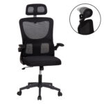 ΚΑΡΕΚΛΑ ΓΡΑΦΕΙΟΥ KESI HM1222.01 ΜΑΥΡO MESH & PP 61x62x125Υεκ.