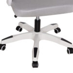 ΚΑΡΕΚΛΑ ΓΡΑΦΕΙΟΥ SALAS HM1223.02 P.P. ΛΕΥΚΟ-ΓΚΡΙ MESH ΥΦΑΣΜΑ 57x71x110-120Υεκ - Image 9