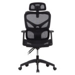 ΚΑΡΕΚΛΑ ΓΡΑΦΕΙΟΥ APEX HM1227.01 ΜΑΥΡO MESH & PP 70x66x113-130Υεκ - Image 3