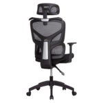 ΚΑΡΕΚΛΑ ΓΡΑΦΕΙΟΥ APEX HM1227.01 ΜΑΥΡO MESH & PP 70x66x113-130Υεκ - Image 5