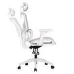 ΚΑΡΕΚΛΑ ΓΡΑΦΕΙΟΥ APEX HM1227.02 ΛΕΥΚΟ PP--ΑΝΟΙΧΤΟ ΓΚΡΙ MESH 70x66x113-130Υεκ - Image 4