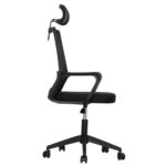 ΚΑΡΕΚΛΑ ΓΡΑΦΕΙΟΥ VELOCITY HM1229.01 ΜΑΥΡO MESH & PP 60x62x123Υεκ - Image 4