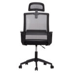ΚΑΡΕΚΛΑ ΓΡΑΦΕΙΟΥ VELOCITY HM1229.01 ΜΑΥΡO MESH & PP 60x62x123Υεκ - Image 6