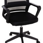 ΚΑΡΕΚΛΑ ΓΡΑΦΕΙΟΥ VELOCITY HM1229.01 ΜΑΥΡO MESH & PP 60x62x123Υεκ - Image 8