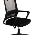 ΚΑΡΕΚΛΑ ΓΡΑΦΕΙΟΥ VELOCITY HM1229.01 ΜΑΥΡO MESH & PP 60x62x123Υεκ - Image 10