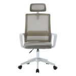 ΚΑΡΕΚΛΑ ΓΡΑΦΕΙΟΥ VELOCITY HM1229.02 ΛΕΥΚΟ PP--ΑΝΟΙΧΤΟ ΓΚΡΙ MESH 60x62x123Υεκ - Image 3