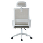 ΚΑΡΕΚΛΑ ΓΡΑΦΕΙΟΥ VELOCITY HM1229.02 ΛΕΥΚΟ PP--ΑΝΟΙΧΤΟ ΓΚΡΙ MESH 60x62x123Υεκ - Image 6