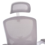 ΚΑΡΕΚΛΑ ΓΡΑΦΕΙΟΥ FLOATER HM1230.02 ΛΕΥΚΟ PP--ΑΝΟΙΧΤΟ ΓΚΡΙ MESH 62x62x115-125Υεκ - Image 7