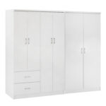 ΝΤΟΥΛΑΠΑ 6ΦΥΛΛΗ BLAKELY HM21235.05 ΜΕΛΑΜΙΝΗ ΧΡΩΜΑ ΛΕΥΚΟ 201x43x181Υεκ