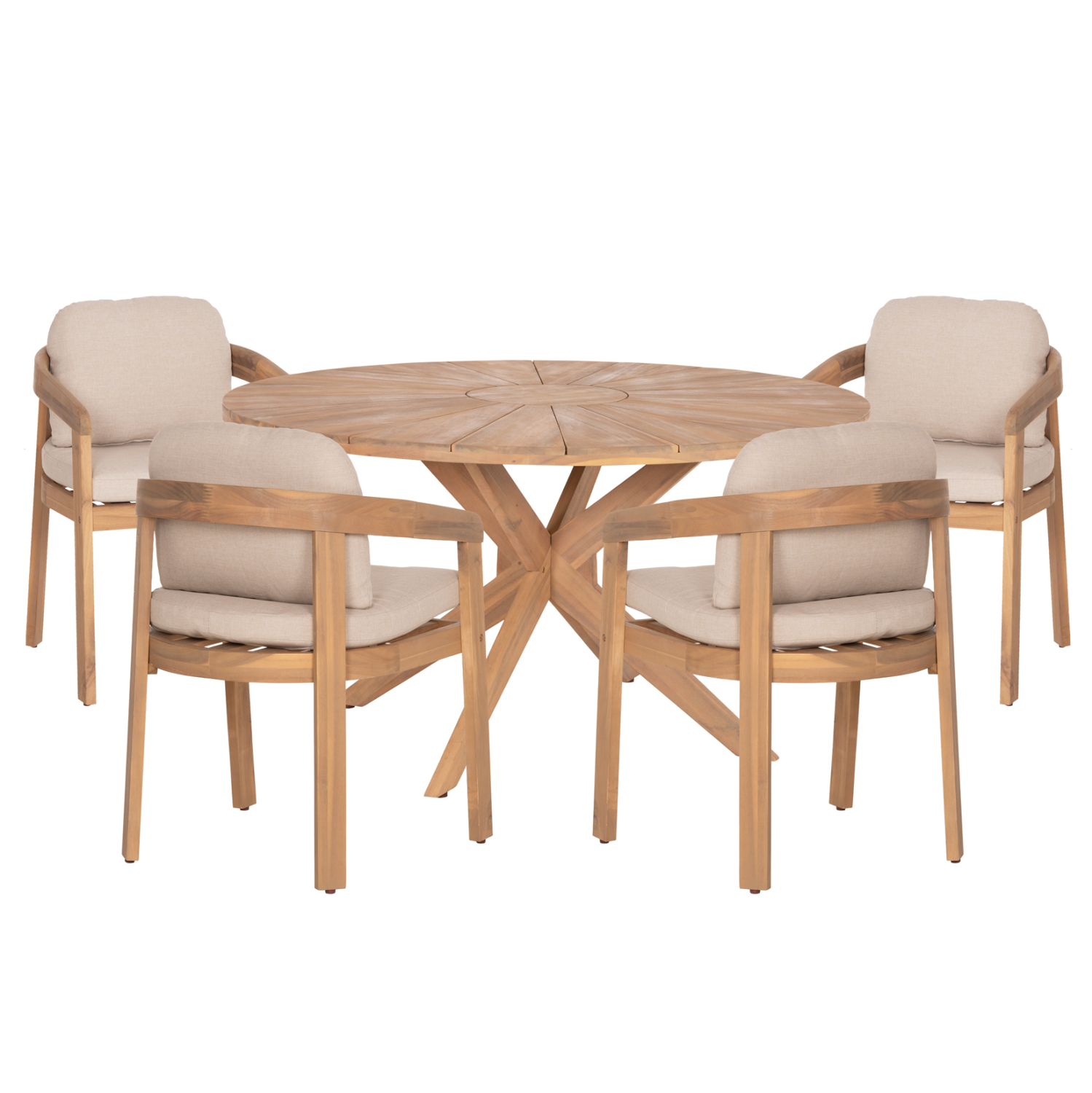 set-trapezarias-exchoroy-5tmch-fb910904-1-1 ΣΕΤ ΤΡΑΠΕΖΑΡΙΑΣ ΕΞ.ΧΩΡΟΥ 5ΤΜΧ CRAVIN HM10904 ΞΥΛΟ ΑΚΑΚΙΑΣ ΦΥΣΙΚΟ--ΜΑΞΙΛΑΡΙΑ ΜΠΕΖ - Image 1