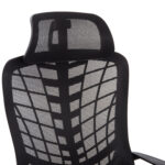 ΚΑΡΕΚΛΑ ΓΡΑΦΕΙΟΥ ELVAR HM1219.01 ΜΑΥΡO MESH--ΒΑΣΗ ΠΟΛΥΠΡΟΠΥΛΕΝΙΟΥ 63x56x125Υεκ - Image 7