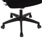 ΚΑΡΕΚΛΑ ΓΡΑΦΕΙΟΥ ELVAR HM1219.01 ΜΑΥΡO MESH--ΒΑΣΗ ΠΟΛΥΠΡΟΠΥΛΕΝΙΟΥ 63x56x125Υεκ - Image 9