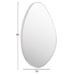 ΚΑΘΡΕΠΤΗΣ ΤΟΙΧΟΥ DROP HM4488.12 ΜΕ ΠΛΑΙΣΙΟ MDF ΣΕ ΛΕΥΚΟ 50x80Υεκ. - Image 2