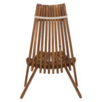 ΠΟΛΥΘΡΟΝΑ LOUNGE ΜΕ ΜΑΞΙΛΑΡΑΚΙ ΠΤΥΣΣΟΜΕΝΗ SHIGAN HM6530 ΞΥΛΟ ΑΚΑΚΙΑΣ 56.5x83x87Υεκ - Image 6