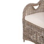 ΠΟΛΥΘΡΟΝΑ ΜΕ ΕΚΡΟΥ ΜΑΞΙΛΑΡΙ KEYLA HM9536 ΚΑΦΕ RATTAN 63x65x87Υεκ. - Image 10
