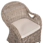 ΠΟΛΥΘΡΟΝΑ ΜΕ ΕΚΡΟΥ ΜΑΞΙΛΑΡΙ KEYLA HM9536 ΚΑΦΕ RATTAN 63x65x87Υεκ. - Image 7