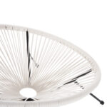ΣΕΤ ΕΞΩΤΕΡΙΚΟΥ ΧΩΡΟΥ 3ΤΜΧ ACAPULCO HM11861.12 P.E.RATTAN ΛΕΥΚΟ-ΜΕΤΑΛΛΟ ΣΕ ΜΑΥΡΟ - Image 5