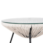 ΣΕΤ ΕΞΩΤΕΡΙΚΟΥ ΧΩΡΟΥ 3ΤΜΧ ACAPULCO HM11861.12 P.E.RATTAN ΛΕΥΚΟ-ΜΕΤΑΛΛΟ ΣΕ ΜΑΥΡΟ - Image 10