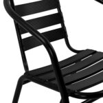 ΣΕΤ ΤΡΑΠΕΖΑΡΙΑΣ 3ΤΜΧ LAURA HM10468.03 ΚΑΡΕΚΛΕΣ ΜΕΤΑΛ. & ΑΛΟΥΜ. & ΤΡΑΠΕΖΙ-- ΜΑΥΡΟ - Image 7