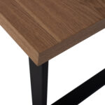 ΣΕΤ ΤΡΑΠΕΖΑΡΙΑΣ 7ΤΜΧ ASTORIA HM10933.02 MDF TOP--ΥΦΑΣΜΑ ΜΠΕΖ/ΚΑΦΕ & ΜΕΤΑΛΛΟ ΜΑΥΡΟ - Image 9
