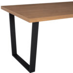 ΣΕΤ ΤΡΑΠΕΖΑΡΙΑΣ 7ΤΜΧ ASTORIA HM10933.02 MDF TOP--ΥΦΑΣΜΑ ΜΠΕΖ/ΚΑΦΕ & ΜΕΤΑΛΛΟ ΜΑΥΡΟ - Image 10