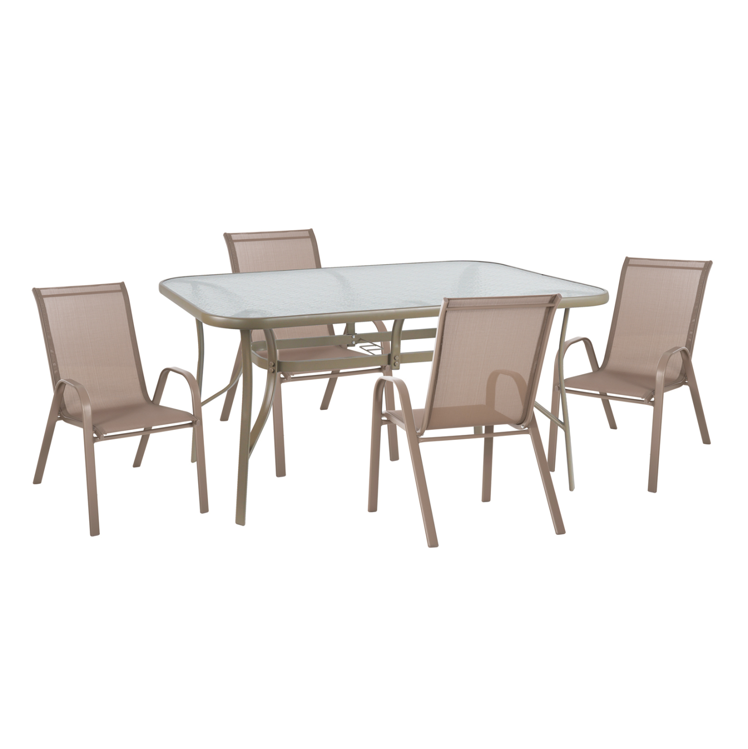 set-trapezarias-exotchoroy-5tmch-fb91088-6 ΣΕΤ ΤΡΑΠΕΖΑΡΙΑΣ ΕΞΩΤ.ΧΩΡΟΥ 5ΤΜΧ LEON HM10882.14 ΤΡΑΠΕΖΙ & 4 ΠΟΛΥΘΡΟΝΕΣ--ΣΑΜΠΑΝΙ - Image 1