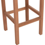 ΣΕΤ ΤΡΑΠΕΖΙ ΜΕ 2 ΣΚΑΜΠΟ ΜΠΑΡ PRESSCOT HM10918 ΞΥΛΟ TEAK ΣΕ ΦΥΣΙΚΟ ΧΡΩΜΑ - Image 9
