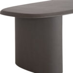 ΤΡΑΠΕΖΙ ΤΡΑΠΕΖΑΡΙΑΣ FIBER CEMENT ΟΒΑΛ GLEN HM6598.01 ΓΚΡΙ 260x95x75Υεκ - Image 8