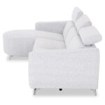 ΚΑΝΑΠΕΣ ΑΡΙΣΤΕΡΗ ΓΩΝΙΑ 3Θ ΜΕ RECLINE VALENTE HM3317.01L ΑΝΟΙΧΤΟ ΓΚΡΙ ΥΦΑΣΜΑ 275x160x104Yεκ - Image 4