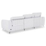 ΚΑΝΑΠΕΣ ΑΡΙΣΤΕΡΗ ΓΩΝΙΑ 3Θ ΜΕ RECLINE VALENTE HM3317.01L ΑΝΟΙΧΤΟ ΓΚΡΙ ΥΦΑΣΜΑ 275x160x104Yεκ - Image 5