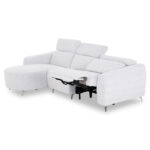 ΚΑΝΑΠΕΣ ΑΡΙΣΤΕΡΗ ΓΩΝΙΑ 3Θ ΜΕ RECLINE VALENTE HM3317.01L ΑΝΟΙΧΤΟ ΓΚΡΙ ΥΦΑΣΜΑ 275x160x104Yεκ - Image 7