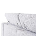 ΚΑΝΑΠΕΣ ΑΡΙΣΤΕΡΗ ΓΩΝΙΑ 3Θ ΜΕ RECLINE VALENTE HM3317.01L ΑΝΟΙΧΤΟ ΓΚΡΙ ΥΦΑΣΜΑ 275x160x104Yεκ - Image 8