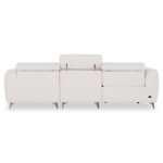 ΚΑΝΑΠΕΣ ΔΕΞΙΑ ΓΩΝΙΑ 3Θ ΜΕ RECLINE VALENTE HM3317.02R ΜΠΕΖ ΥΦΑΣΜΑ 275x160x104Yεκ - Image 6