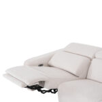 ΚΑΝΑΠΕΣ ΔΕΞΙΑ ΓΩΝΙΑ 3Θ ΜΕ RECLINE VALENTE HM3317.02R ΜΠΕΖ ΥΦΑΣΜΑ 275x160x104Yεκ - Image 9