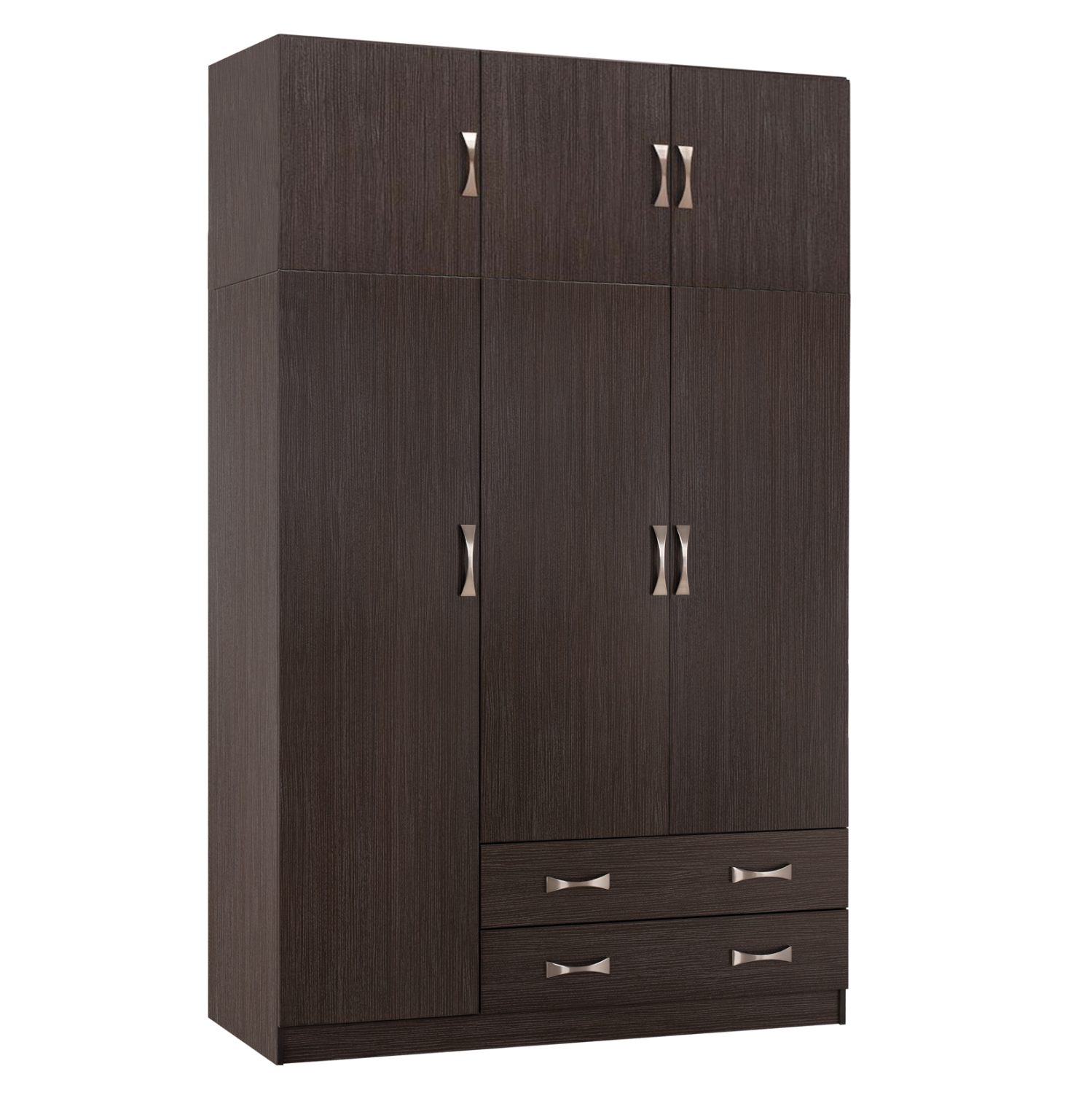 ntoylapa-3fylli-me-patari-fb91089101-mel-2 ΝΤΟΥΛΑΠΑ 3ΦΥΛΛΗ ΜΕ ΠΑΤΑΡΙ CARLY HM10891.01 ΜΕΛΑΜΙΝΗ ΣΕ ZEBRANO 150X55Χ240Υεκ. - Image 1