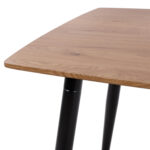 ΣΕΤ ΤΡΑΠΕΖΑΡΙΑΣ 5ΤΜΧ GAFF HM10847.02 MDF TOP ΦΥΣΙΚΟ--ΥΦΑΣΜΑ ΜΠΕΖ & ΜΕΤΑΛΛΟ ΜΑΥΡΟ - Image 5