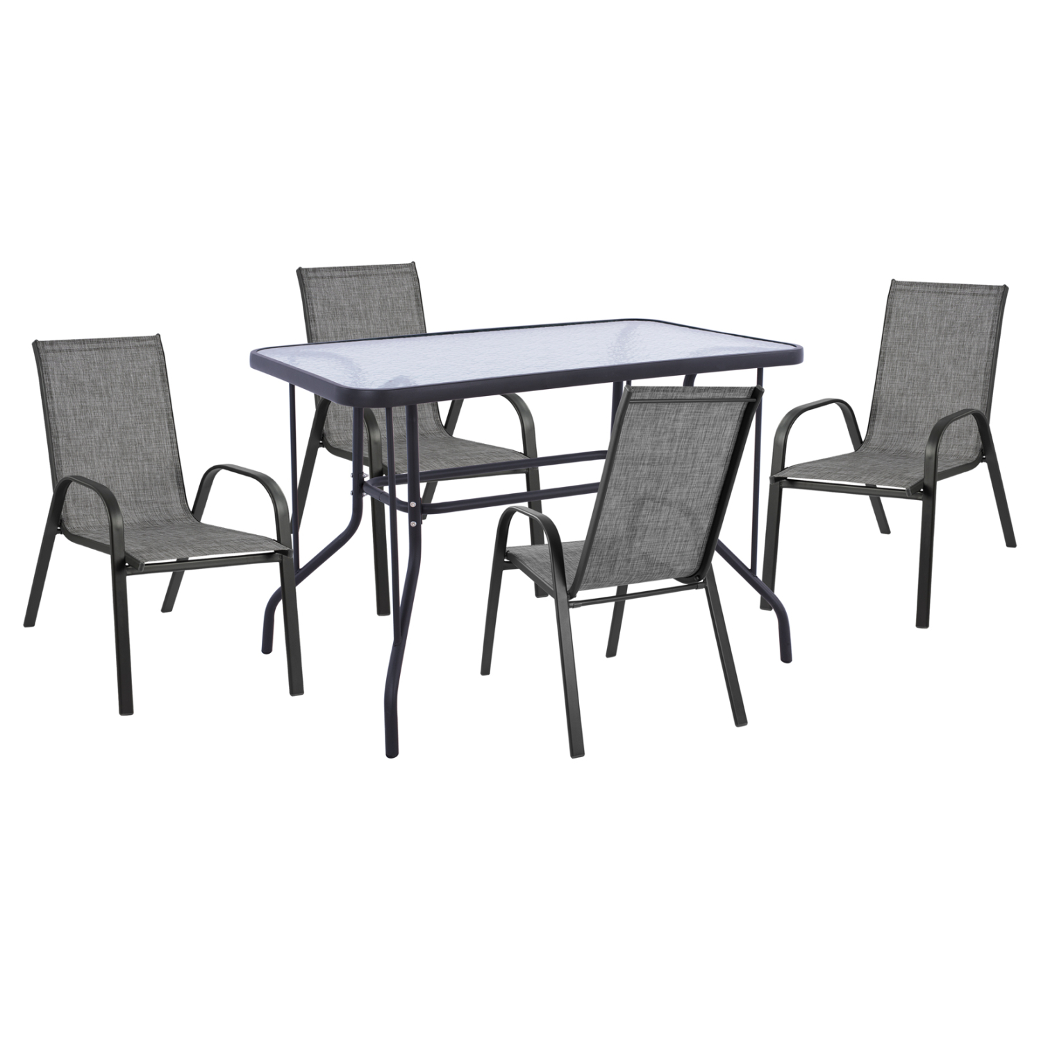 set-trapezarias-5tmch-fb91089701-trapezi-9 ΣΕΤ ΤΡΑΠΕΖΑΡΙΑΣ 5ΤΜΧ ADAM HM10897.01 ΤΡΑΠΕΖΙ 110x60εκ & 4 ΠΟΛΥΘΡΟΝΕΣ--ΓΚΡΙ - Image 1