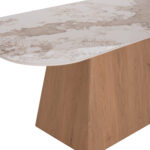 ΣΕΤ ΤΡΑΠΕΖΑΡΙΑΣ 7ΤΜΧ NORDU HM21359 ΚΕΡΑΜΙΚΟ TOP/MDF ΒΑΣΗ--PU ΚΡΕΜ/ΜΕΤΑΛ.ΠΟΔΙΑ - Image 8