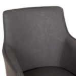 ΣΕΤ ΤΡΑΠΕΖΑΡΙΑΣ 7ΤΜΧ MELLOW HM21360 ΚΕΡΑΜΙΚΟ TOP/MDF ΠΟΔΙΑ--PU ΓΚΡΙ/ΜΕΤΑΛ.ΠΟΔΙΑ - Image 7