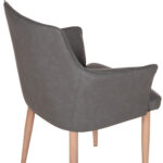 ΣΕΤ ΤΡΑΠΕΖΑΡΙΑΣ 7ΤΜΧ MELLOW HM21360 ΚΕΡΑΜΙΚΟ TOP/MDF ΠΟΔΙΑ--PU ΓΚΡΙ/ΜΕΤΑΛ.ΠΟΔΙΑ - Image 10